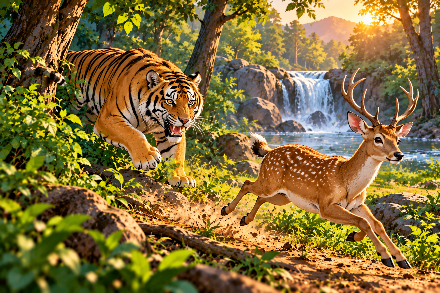 The Tiger and the Deer